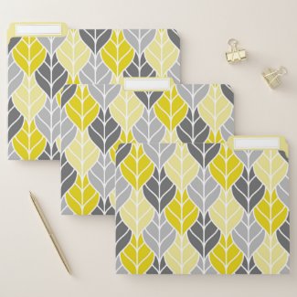 Yellow And Gray Leaves 