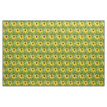 yellow and green black-eyed susans fabric