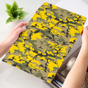 Yellow and Green Camo, Camouflage, Military, Army Envelope Mailers