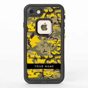 Yellow and Green Camouflage Your name Personalize