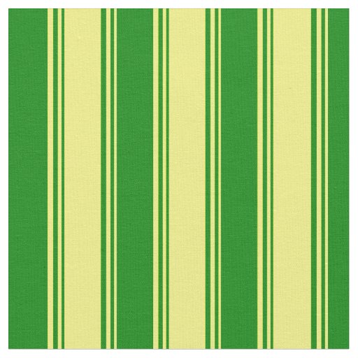 Yellow and Green Colored Pattern Fabric