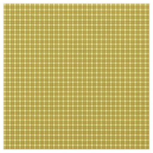 Yellow and Green Plaid Fabric