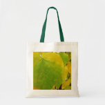 Yellow and Green Redbud Leaves Tote Bag