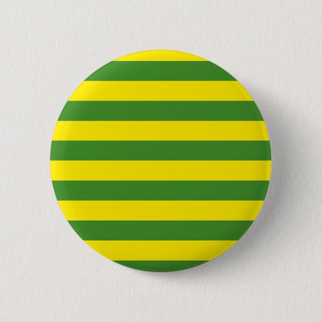 Yellow and Green Stripes Button (Front)