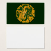 Yellow and Green Yin Yang Phoenix (Front & Back)