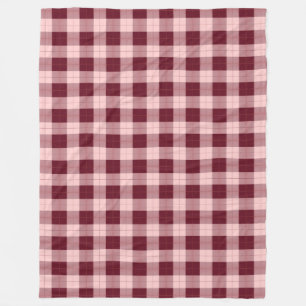 Yellow and Grey Plaid Fleece Blanket