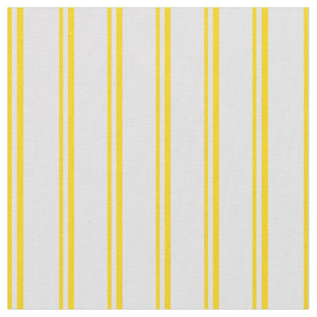 Yellow and Lavender Colored Stripes Pattern Fabric (Close Up)
