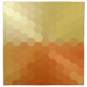 Yellow and Orange Chevron Seamless Pattern 2 Cloth Napkin