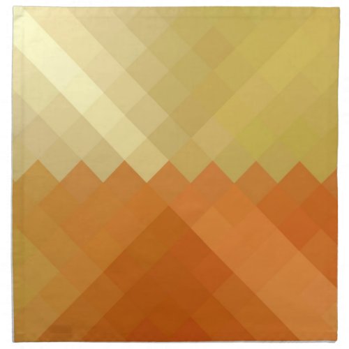 Yellow and Orange Chevron Seamless Pattern Napkin