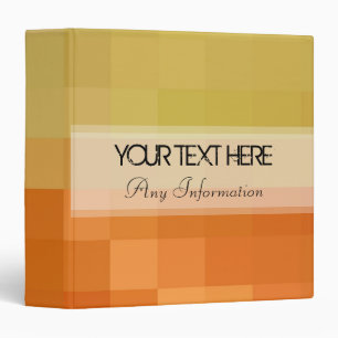 Yellow and Orange Diamond Seamless Pattern Binder