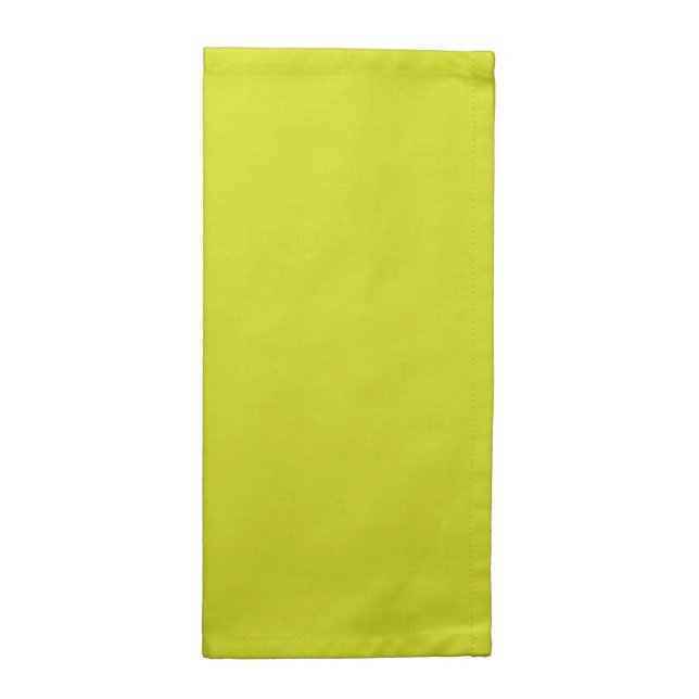 Yellow and orange geometric shapes are arranged ag cloth napkin (Half Fold)