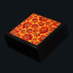 Yellow and Orange Gerbera Daisies Keepsake Box<br><div class="desc">Bright and bold springtime floral design featuring yellow and orange gerbera daisies. This vibrant colorful image contains bright mango yellows,  intense orange colors and vivid fiery reds that seem to glow with life.</div>