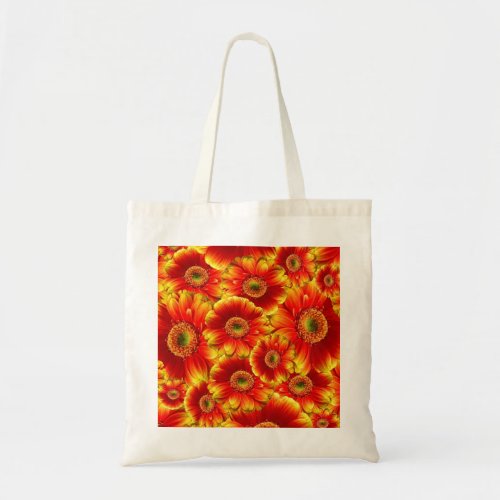 Yellow and Orange Gerbera Daisies Tote Bag