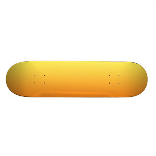 Yellow And Orange Ombre Skateboard