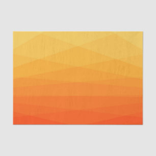 Yellow And Orange Polygonal Tissue Paper