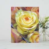 Yellow and Orange Roses (Standing Front)