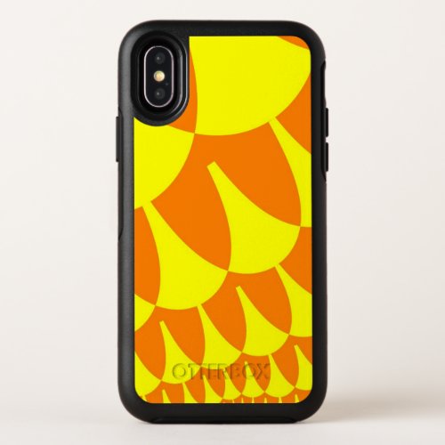 Yellow and Orange Scales OtterBox Symmetry iPhone X Case