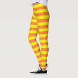 Yellow and Orange Stripes Leggings<br><div class="desc">Abstract digital art of yellow and orange stripes</div>
