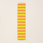 Yellow and Orange Stripes Scarf<br><div class="desc">Abstract digital art of yellow and orange stripes</div>