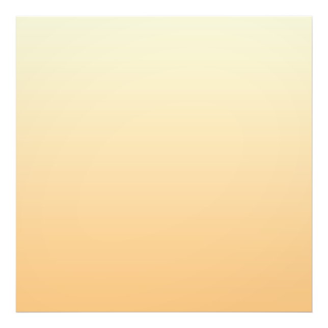 Yellow and Peach Color Gradient Photo Print (Front)