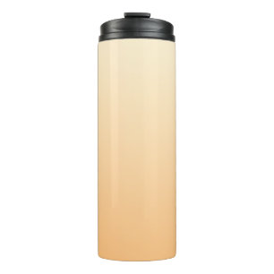 Yellow and Peach Color Gradient Thermal Tumbler