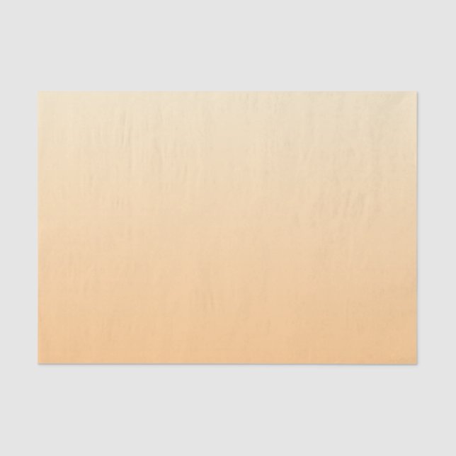 Yellow and Peach Color Gradient Tissue Paper (Front)