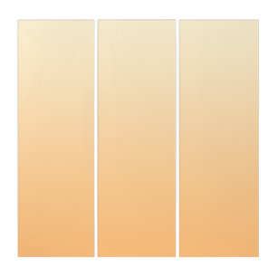 Yellow and Peach Color Gradient Triptych