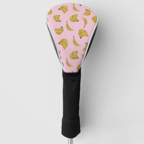 Yellow and Pink Hipster Foodie Golf Head Cover