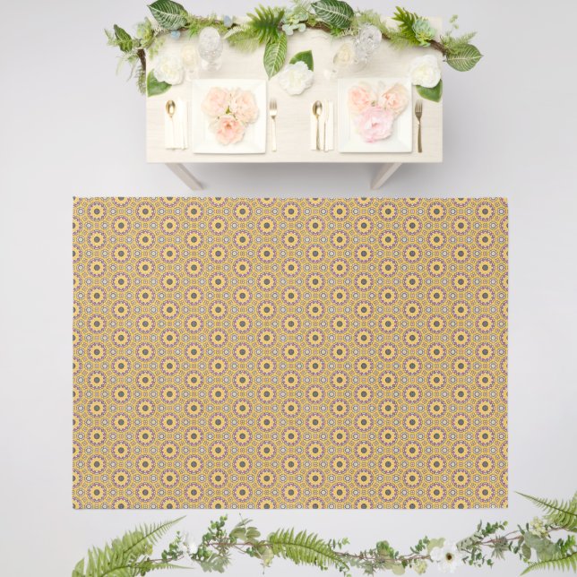Yellow and Pink Outdoor Rug (Insitu (Wedding 2))