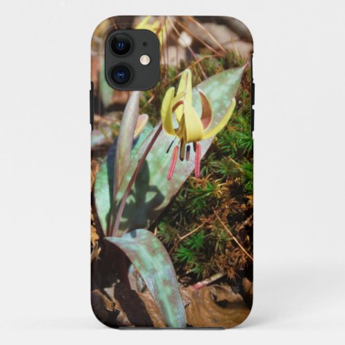 Yellow and Plum Trout Lily iPhone 11 Case