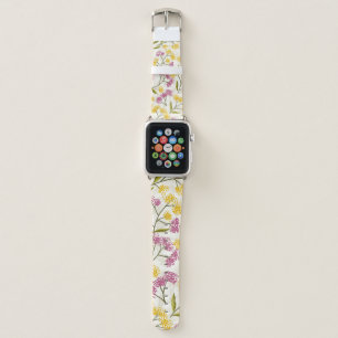 Yellow and purple apple watch band