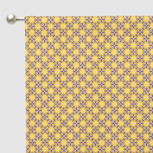 Yellow and Purple Blackout Curtains
