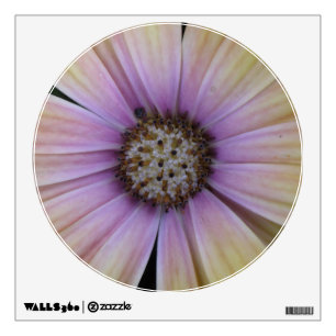 Yellow and Purple Daisy Flower Wall Decal