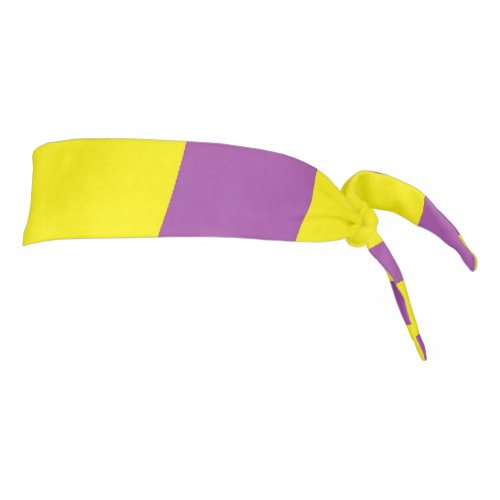 Yellow and Purple Headband  Striped Hairband 