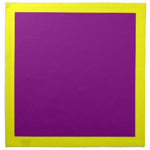 Yellow and Purple Napkins