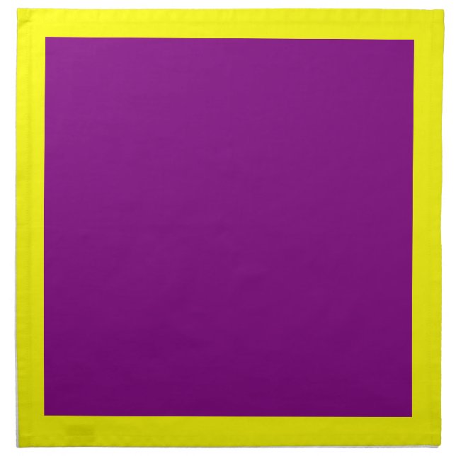 Yellow and Purple Napkins (Front)
