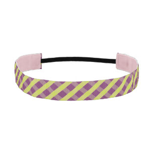 Yellow and Purple Non-Slip Headband