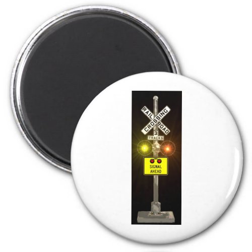 Yellow And Red Signals Magnet