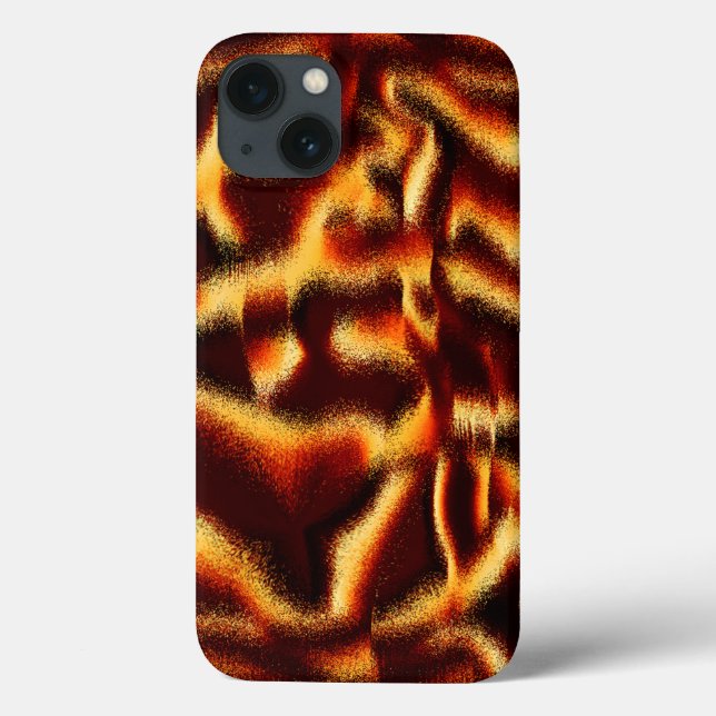 Yellow and red spots look blurred with defect Case-Mate iPhone case (Back)