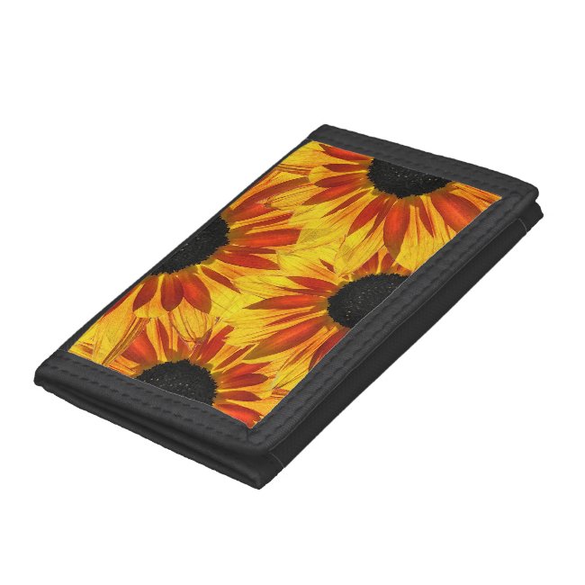 Yellow and Red Sunflowers for Ukraine Wallet