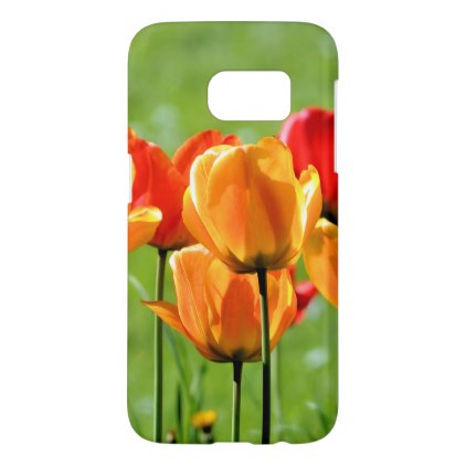 Yellow And Red Tulips Samsung Galaxy S7 Case