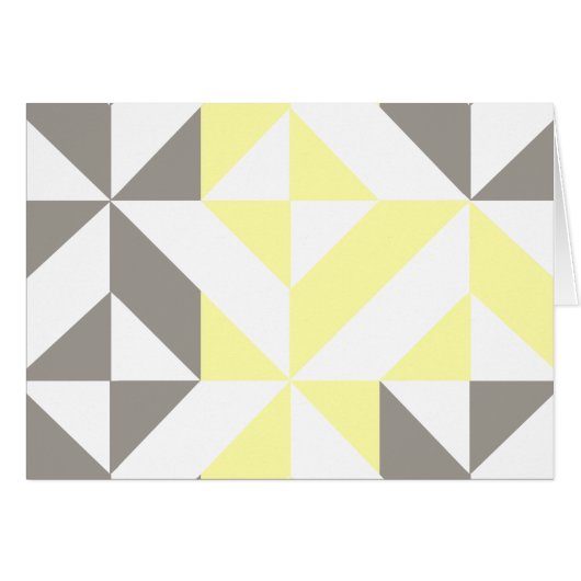 Yellow and Silver Geometric ZigZag (Front Horizontal)