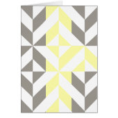 Yellow and Silver Geometric ZigZag (Front)