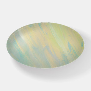 Yellow And Teal Fun Paperweight
