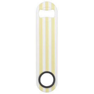 Yellow and white candy stripes bar key