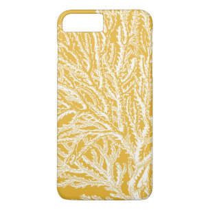 Yellow and White Coral iPhone 8 Plus/7 Plus Case