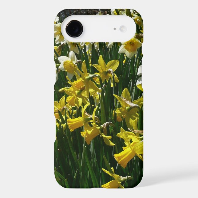 Yellow and White Daffodils Spring Flowers Case-Mate iPhone Case (Back)