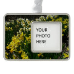 Yellow and White Daffodils Spring Flowers Christmas Ornament