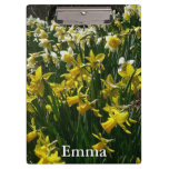 Yellow and White Daffodils Spring Flowers Clipboard