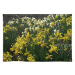 Yellow and White Daffodils Spring Flowers Cloth Placemat